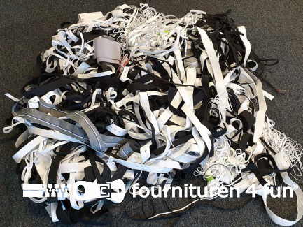 RESTPARTIJ - Ruim 300 meter elastiek - assortiment