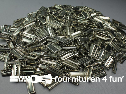 RESTPARTIJ - Ruim 400 stuks bretelversteller 25mm chroom - B-KEUZE