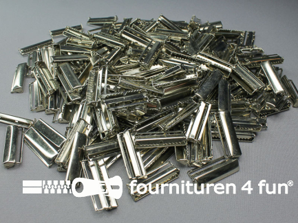 RESTPARTIJ - 200 stuks bretelversteller 35mm chroom - B-KEUZE